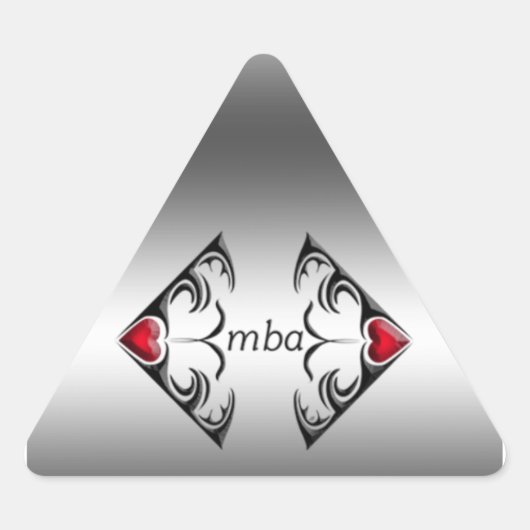mba driehoek sticker (Voorkant)