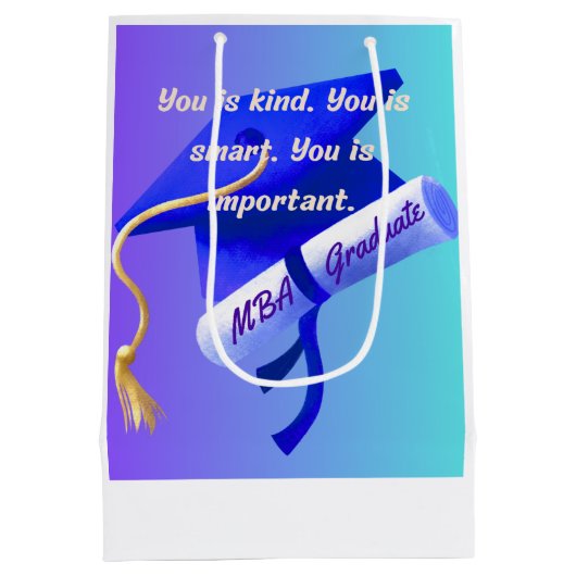 MBA-gift Medium Cadeauzakje (Achterkant)