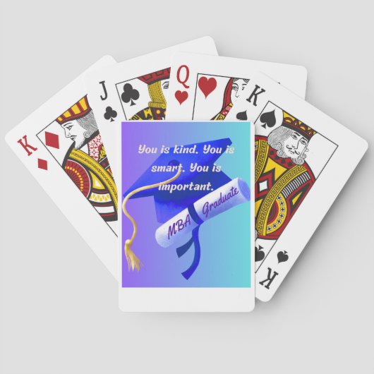 MBA Gift Pokerkaarten (Achterkant)