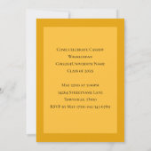 MBA - Invitation de diplôme (Dos)