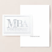 MBA Master of Business Administration Folie Kaarten (Display)