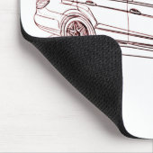 MBAMG E Klasse Estate 2010 Muismat (Hoek)