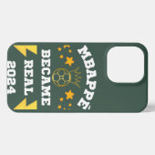 Mbappé werd real 2024 in het Engels iPhone Hoesje (Achterkant horizontaal)