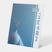 MBARKI RECLAMEBORD MET VOETSTUK (Voorkant)