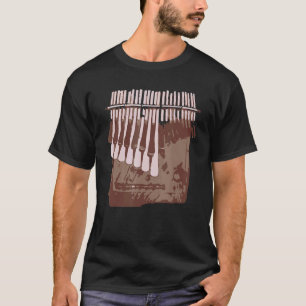 Mbira Kalimba Traditionele duim piano Musical tege T-shirt