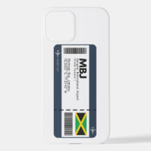 MBJ Jamaica Boarding Pass - Airport Ticket