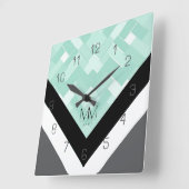 MbM HOME Muur Klok - Mint Madness (Hoek)