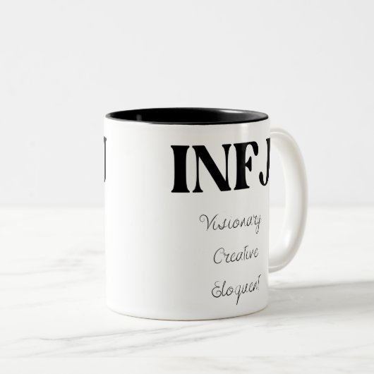 MBTI type mug INFJ (Devant droit)