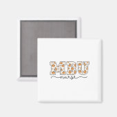 Mbu Nurse Pumpkin Fall Mother Magneet (Voorkant / Achterkant)