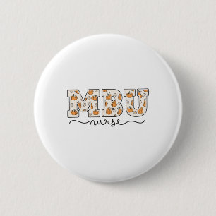 Mbu Verpleegster Pompoen Herfst Moeder Ronde Button 5,7 Cm