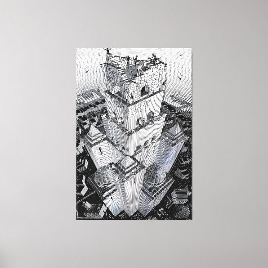 MC Escher art Canvas Afdruk (Voorkant)