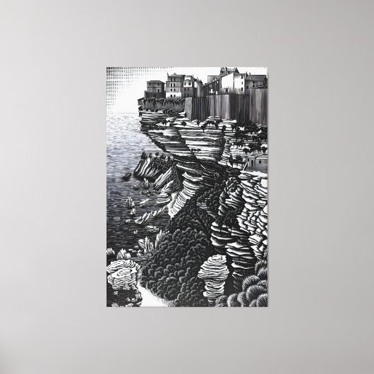 MC Escher art style Canvas Afdruk (Voorkant)