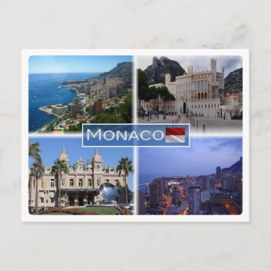 MC Monaco - Montecarlo - Briefkaart (Voorkant)