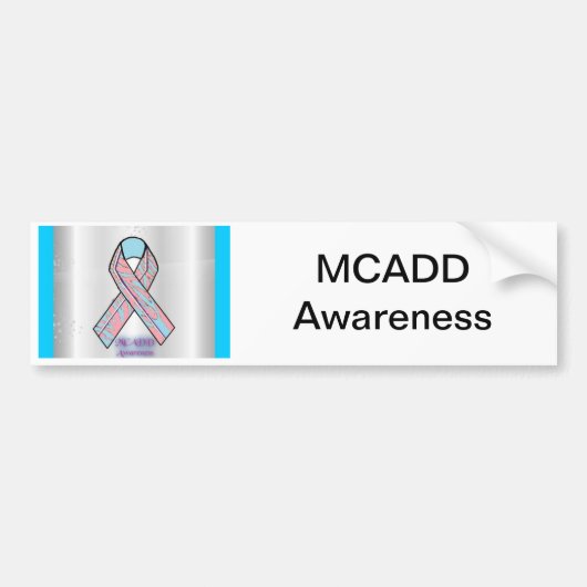 MCADD Awareness bumper sticker (Voorkant)