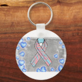 MCADD Awareness w/ blue harts products Sleutelhanger (Voorkant)