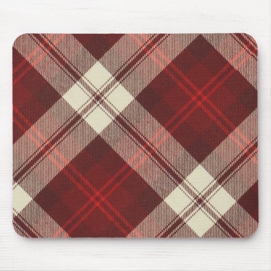McAleer Gigha Cherry Tartan Muismat (Voorkant)