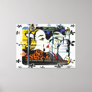 McAnus Street Canvas Afdruk
