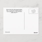 McArthur-Burney Herfsten Memorial State Park Briefkaart (Achterkant)