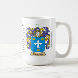 McArthur, de Oorsprong, de Betekenis en de Crest Koffiemok