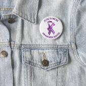 MCAS Mast Cell Activation Syndrome Awareness Ronde Button 5,7 Cm (In situ)