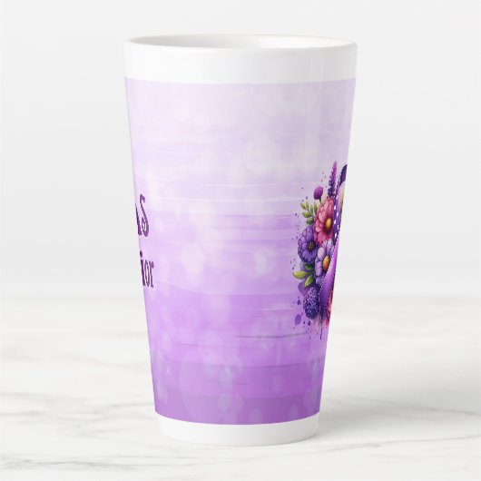 MCAS Warrior Mast Cell Awareness Latte Mok (Voorkant)