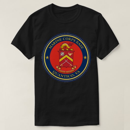 MCB Quantico Virginia militair veteraan FBI DEA Pa T-shirt (Design voorkant)