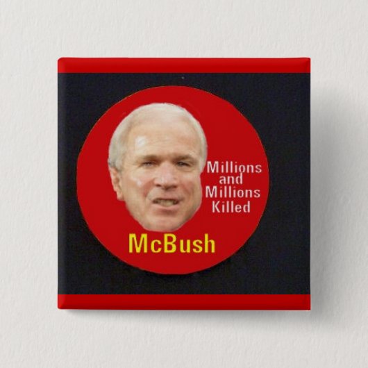 McBush Square Button (Voorkant)