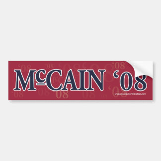 McCain 08 Bumpersticker