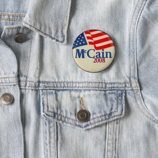 McCain 2008 Button vlag (In situ)