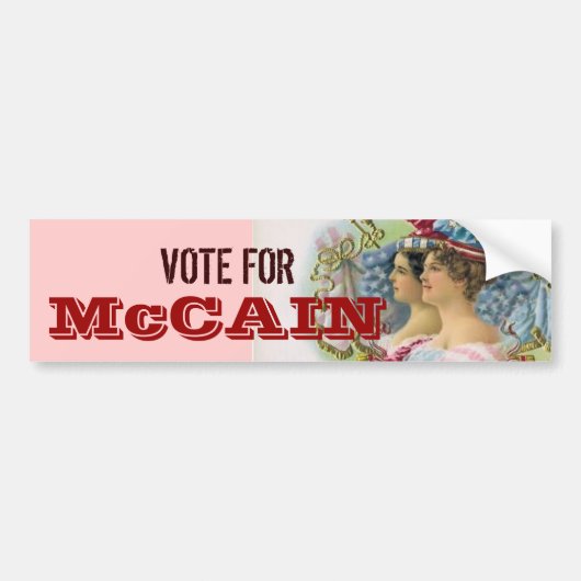 McCain-Bumpersticker Bumpersticker (Voorkant)