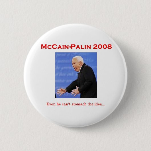McCain Debate Monster Button (Voorkant)