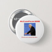 McCain Debate Monster Button (Voorkant /achterkant)