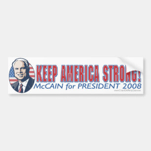McCain Keep America Sterke Bumpersticker