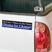 McCain = Meer van dezelfde Bumpersticker (Op Truck)
