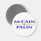McCain Palin 2008 - Magnet électoral présidentiel (Recto/Verso)