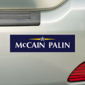 MCCAIN PALIN Bumpersticker (Op auto)