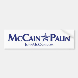 McCain-Palin-Bumpersticker Bumpersticker