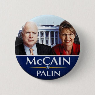 McCAIN-Palin-Button Ronde Button 5,7 Cm