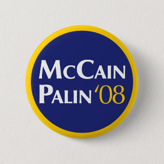 McCain-Palin-Button Ronde Button 5,7 Cm