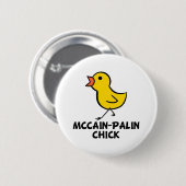 McCain-Palin Chick Button (Voorkant /achterkant)