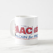 McCain pour le Président Mug (Devant gauche)