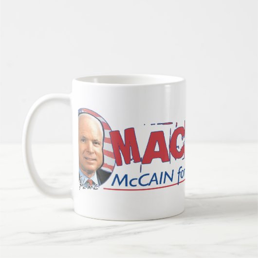 McCain pour le Président Mug (Gauche)
