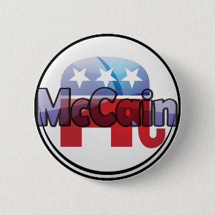 McCain Republican Design Ronde Button 5,7 Cm