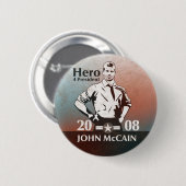 McCain  Style, Hero. Ronde Button 5,7 Cm (Voorkant /achterkant)