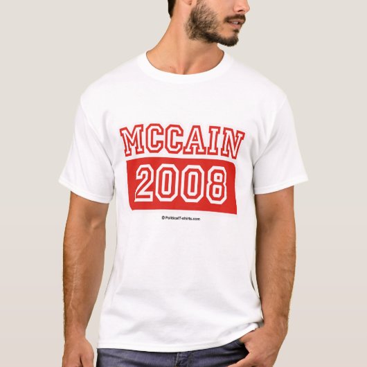 McCain voor President / John McCain T-shirt / John (Voorkant)