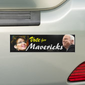mccain, Vote, Maverick, mccain clear, john mccain Bumpersticker (Op auto)