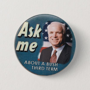 McCain Vraag het me Button