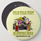 McCain vs Obama Button - Gepersonaliseerd (Voorkant /achterkant)