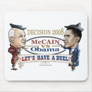 McCain vs Obama Duel Muismat