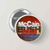 McCainBush Ronde Button 5,7 Cm (Voorkant /achterkant)